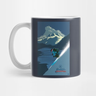 Retro ski print Revelstoke Mug